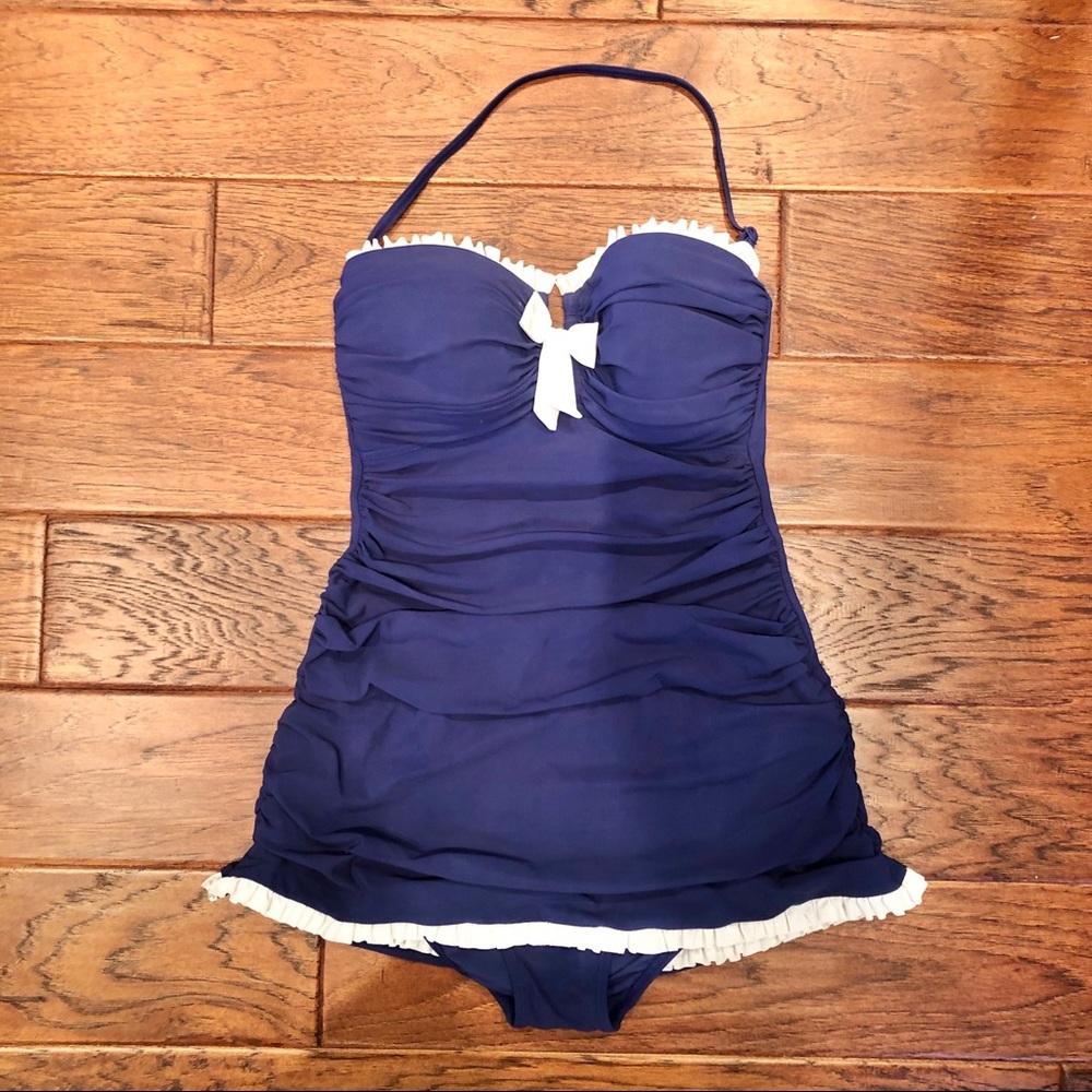 Pinup Style One-Piece Bathing Suit